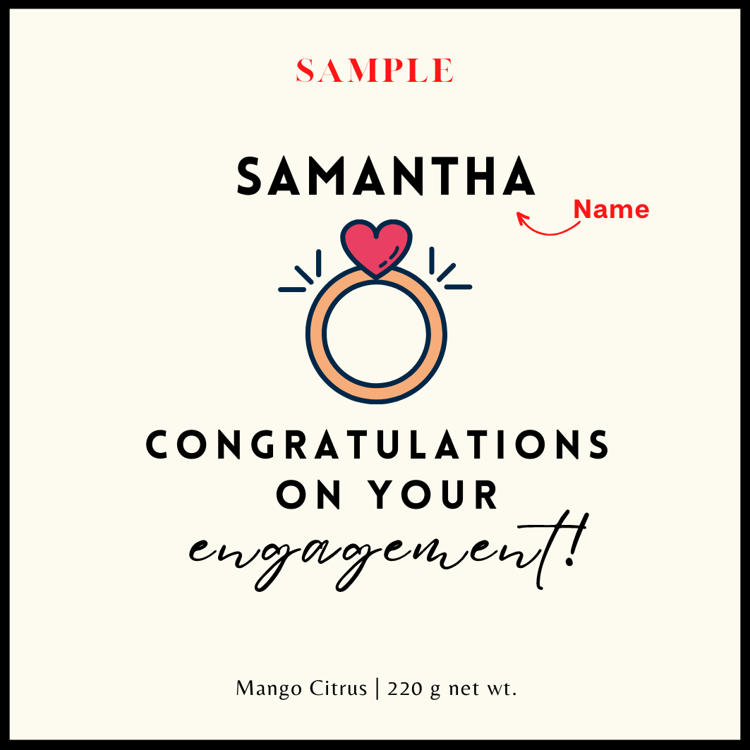 Congratulations on your engagement! [Custom Name]