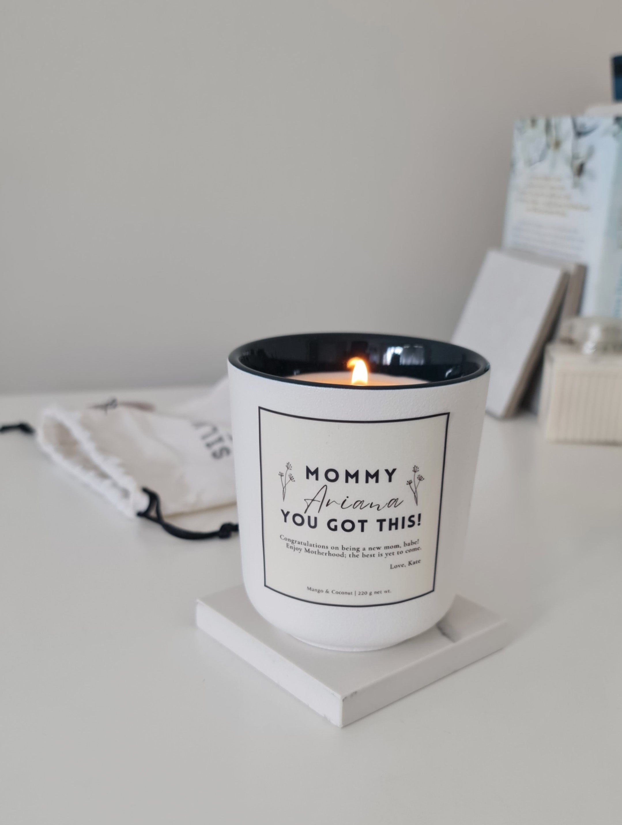 TEACHER OF THE YEAR personalised candle - Little Karma Co. Ltd